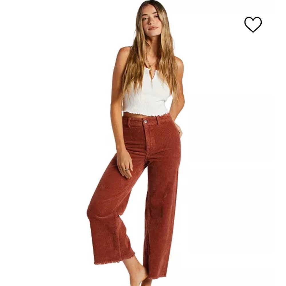 Billabong Free Fall Corduroy Wide-Leg Pants